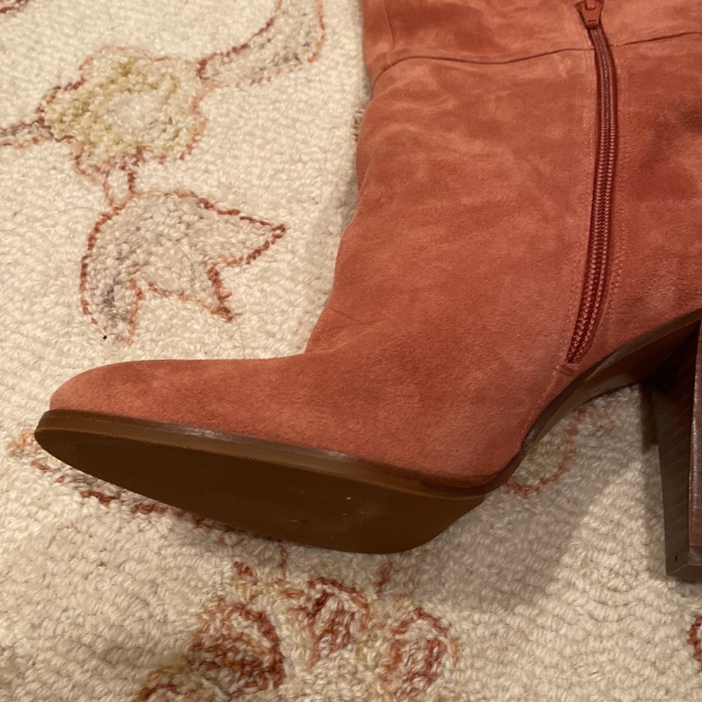 Sezane Pink Over the Knee Boots - Picture 10 of 12